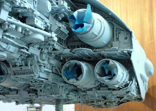 細節豐富,機械感十足飛船模型